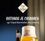 100% Cashback op Tripel Karmeliet alcoholvrij