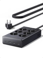 UGREEN stekkerdoos met USB, 10-in-1 stekkerdoos voor €23,79 bij Amazon
