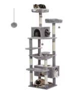 Árbol y torre grande para gatos de interior con postes para rascar por 49.19€