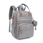 Mochila de Pañales para Bebé, Gran Capacidad con Cambiador y Porta Chupetes a 17.99€
