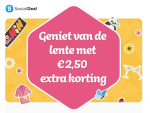 €2,50 extra korting bij Social Deal