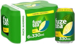 6 latas Fuze Tea Sabor Original, Refresco Té helado Limón 330 ml por 3.63€
