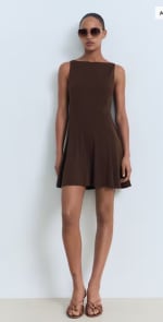 Vestido pliegues evasé por 9.99€