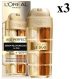 3 Botes de 30ml de L'OREAL Age Perfect Le Duo Sérum Rejuvenecedor por 33.5€