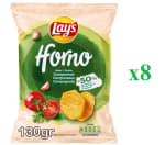8 Bolsas de 130g de Lay's Horno Campesinas por 8.9€