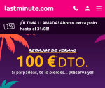 Rebajas Verano -100€ con Lastminute.