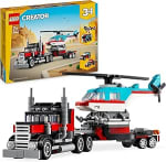 LEGO Creator 3 en 1 Camión Plataforma con Helicóptero Convertible por 15.99€