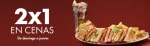2x1 en sándwiches, hamburguesas y ensaladas en VIPS
