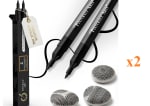 2 x Pinturale Arts Set de 2 Rotuladores Acrílicos Punta Fina 0,7 mm Negro por 1.98€