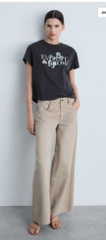 Camiseta algodón mensaje estampado por 3.99€