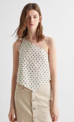 Top asimétrico estampado por 3.99€