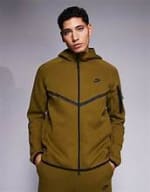 Nike Tech Fleece Full Zip Khaki Jacket for £32.99