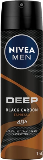 Desodorante Nivea Men Antibacterial Deep Espresso Black Carbon por $41 | Amazon