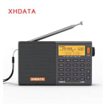 XHDATA Radio Portátil D808 Multibanda SSB RDS Estéreo Recargable por 51,52€