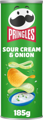 2 botes Pringles Sour Cream & Onion Sabor Crema agria y Cebolla 185 g por 3.53€