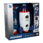 Ruimteraket met Ruimtevoertuig en Astronaut Licht en Geluid, 3dlg voor €10 bij Lobbes