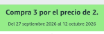 Conpra 3 por el precio de 2 en Amazon.