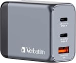VERBATIM GNC-65 GaN-netlader 3-poorts 65W USB A/C voor €15,25 bij Amazon