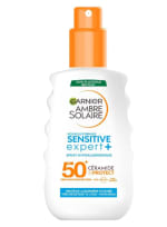 Ambre Solaire Sensitive Expert+ GARNIER, Spray Protection Solaire FPS 50+ à 8,78€