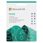 Microsoft 365 Family – 12 Months (Up to 6 Users + 1TB OneDrive Each) £74.15 w/Code