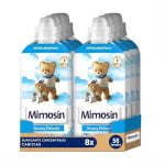 Pack 8 Mimosín suavizante concentrado hipoalergénico por 17,44€.