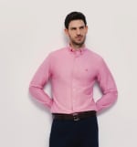 Springfield Camisa Manga Larga Hombre Roja por 8,99€