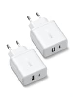 2 stuks UGREEN 20W USB-C/USB-A GaN Opladers voor €12,99 bij Amazon
