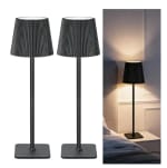 Lot de 2 Lampes de Table LED sans Fil 5200mAh à 40€