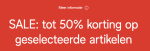 Tot 50% korting tijdens de sale bij C&A