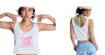 Top de mujer Magic Sunset Crop Roxy - Blanco por 11.50€