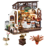 Rolife Cafetería NO.17 Maqueta Madera LED por 24,99€