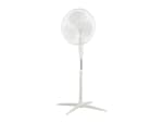 Tronic Pedestal Fan - Black or White - 3 Fan Speeds - Oscillation Function - Adjustab