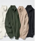 Pull à col zippé en maille soufflée Yarn™ à 29,90€