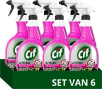 6 Stuks Cif Ultra Max Ontvetter Spray Roze 750ML voor €12,99 bij Bol