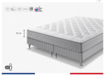 Ensemble matelas sommier 180 x 200 (Sommier 2x90) à 759,99€