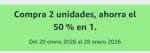 Segunda Unidad al-50% de Dto en Alimentación, Belleza y Salud en Amazon.