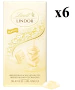 6 Unidades de 100g de Tableta de Chocolate LINDOR Blanco Singles por 14.24€
