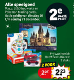 Alles speelgoed 2de halve prijs bij Kruidvat
