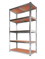 T-LoVendo Estantería Metálica Almacenaje Acero Galvanizado + 5 Baldas MDF por 17,20€