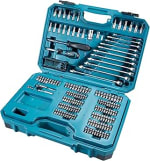 Makita E-10883 Gereedschapsset Incl. koffer 221-delig voor €95,57 bij Amazon