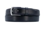 Ceinture homme JCL en Cuir de buffle noir Sangle ajustable, boucle chromée à 32,95€