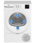 Sèche-linge Beko SLFT11012 - 10 kg, pompe à chaleur à 369€