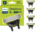 Philips OneBlade 360 Blade - Vervangmesjes - 4 stuks voor €29 bij Amazon