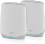 Netgear Orbi Tri-Band WiFi 6 Mesh Network System; Router + 1 Satellite Extender,