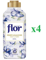 4 Botes de 36 Lavados de Flor Azul - Perfumador para La Ropa por 7.97€