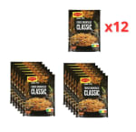 Pack 12×121gr Maggi Fried Noodle Classic pir 7.99€.