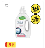 Neutral wasmiddel 1+1 gratis met gratis Gooische Vrouwen Sjaaltje bij Kruidvat