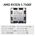AMD Ryzen 5 7500F CPU AM5 por 112,28€