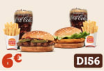 Dos menus pequeños por 6€ en burger king