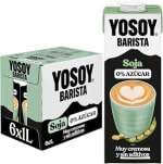 Yosoy Bebida Vegetal de Soja Barista sin Azúcares, Pack de 6x1L por 6.45€